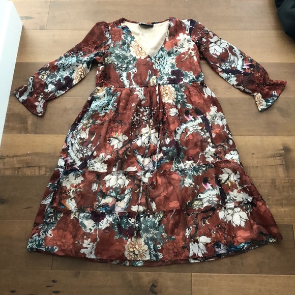 Anthropologie Floral Dress - Picture 3 of 6